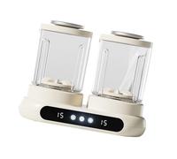 Gobelet à linge à double chambre avec moteur de 2 L pour laver séparément les vêtements avec modes 15/5 minutes et tasse de lavage silencieuse