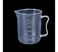 Gobelet à mesurer en plastique transparent réutilisable pour mélanger la peinture et la résine époxy 500 ml