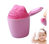 Gobelet à shampoing - 10,5 x 9,9 cm - Gobelet créatif cascade pour bébé - Bonnet de lavage des cheveux avec poignée - Réutilisable - Mignon animal pour laver les tout-petits
