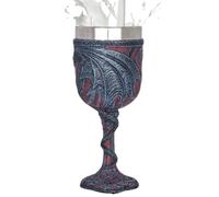Gobelet à vin médiéval double dragon | verre à boire en acier inoxydable avec double résine Dragon Heart Love | Coupe médiévale avec dragon, verre à vin Halloween, pour cocktail, bière