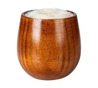 Gobelet à whisky en bois - 8,2 x 8,3 cm/3,22 cm - Pour boire du bourbon, du jujube carbonisé chinois, tasse à whisky pour la maison, la cuisine, la salle à manger à la maison, les anniversaires