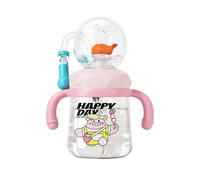 Gobelet Anti-Fuite - Fontaine À Gicler Mignonne Sippy 300ml | Tasse D’Apprentissage Étanche Avec Couvercle Souple Et Poignée Ergonomique | Accessoire Bébé - Maison Crèche Voyage