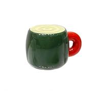 Gobelet avec haut-parleur Bluetooth personnalisé - Tasse de voyage en verre de 591 ml, mini haut-parleur sans fil pour la plage, les voyages, cadeau de demoiselle d'honneur (vert)