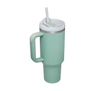 Gobelet avec poignée de 1200 ml Tasse de voyage isotherme Tasse de voiture Bouteille d'eau avec paille en Acier inoxydable 304 pour thé, café chaude ou froide à la maison/au bureau/en plein air