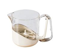 Gobelet batteur à œufs | Outil de cuisson et de cuisine semi-automatique, gobelet manuel pour mélanger les œufs avec graduation, pour restaurant, maison, préparation du petit-déjeuner, lait en poudre