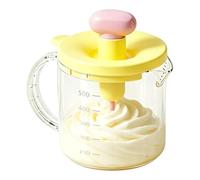 Gobelet Batteur Pour Œufs | Gadget De Cuisine Transparent À Pression Manuelle Manuel Cuisson Pâtisserie Crème Lait Poudre Marinades Pâte Gâteau Maison Et