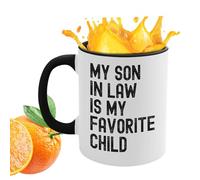 Gobelet beau-fils | 350 ml ustensile de grand calibre | Tasse à café nouveauté pour hommes, pour les femmes, les amateurs de thé au lait, anniversaires, vacances, fête des mères, fête des pères