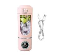 Gobelet Blender Électrique Mixeur à Fruits 700 ml Rechargeable par USB | Gobelet Extracteur de Jus Électrique Portable pour Femmes, Hommes, Adolescents, Adultes, Cuisine, Salle de Sport,
