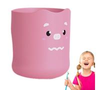 Gobelet Brosse à Dents Enfant Support Dentifrice Dessin animé 300 ML Verre incassable Durable Accessoires de Bain drôles pour, Filles et