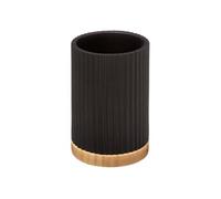 FIVE Simply Smart - Gobelet Brosse À Dents "Natureo" 7cm Charbon Noir G