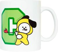gobelet BT21 Cimmy junior 300 ml céramique blanc/vert/jaune