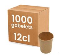 Gobelet café en Kraft 12 cl - 1000 gobelets