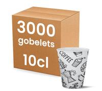 Gobelet carton 10 cl Graffiti - 3000 gobelets