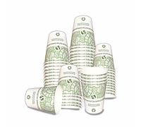 Gobelet carton 18 cl - Compostable sans plastique - 100 gobelets