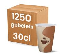 Gobelet carton Boissons Chaudes 30 cl Cuivre - 1250 gobelets