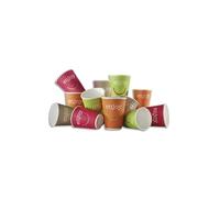 HuhtamaKI Gobelet en carton recyclable Enjoy 25 cl couleurs assorties - Lot de 30