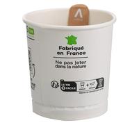 Gobelet carton operculé prédosé Cappuccino café18 cl