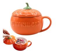 Gobelet citrouille d'Halloween - Décorations - Tasses à café en céramique effrayantes - Tasse à motif d'Halloween - Tasses à café d'Halloween pour la décoration d'automne, cappuccino, latte, céréales