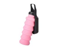 Gobelet d ' arrosage portable pour animaux de compagnie avec bouteille pliable en silicone, abreuvoir, poignée de transport pour les voyages, les déplacements, bouteille de boisson pliable pour chien,