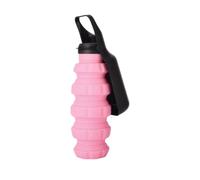 Gobelet d ' arrosage portable pour animaux de compagnie avec bouteille pliable en silicone, abreuvoir, poignée de transport pour les voyages, les déplacements, bouteille de boisson pliable pour chien,