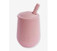 Gobelet d'apprentissage avec paille Mini Cup en silicone rose blush TU