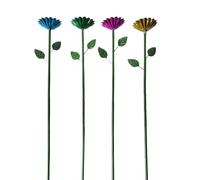Gobelet d'arrosage pour abeilles, bol de bain papillon en métal, mangeoire à eau, station d'hydratation de jardin pour pollinisateurs assoiffés, parterres de fleurs, terrasses, 8 x 8 x 60 cm, rouge