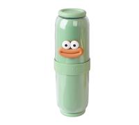 Gobelet De Bain De Bouche De Voyage - Porte-Brosse À Dents pour Voyage, Tasse De Rince-Bouche Drôle Polyvalente | Étui À Brosse À Dents Ergonomique, Gobelet De Bain De Bouche Scellé pour Les Voyages