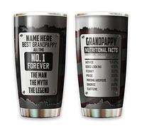 Gobelet De Café Réutilisable Tasse À Boire Isotherme Mug Isotherme Pour Collègue Papa Ami 590 Ml Message Personnalisé « Meilleur Grand-Père Pour Toujours » : L’Homme, Le Mythe, La Légende