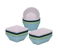 Gobelet de cuisson en silicone - Friandises flexibles, moules à gâteaux standard - Passe au lave-vaisselle - Coffret cadeau de cuisson pour Halloween Sweets Setup - Zone de biscuits - Prévision