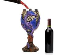 Gobelet de dragon, calice de dragon - Tasse à boire en calice à vin Dragons en acier inoxydable,Calice à vin Creative Dragons, et polyvalent pour les rassemblements, la décoration de fête ou la co
