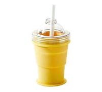 Gobelet de hockey à glace pliable portable - Chill On The Go | Machine à glace et à boisson 2 en 1 Built-in Straw Íce Mold | Amateurs de plein air et voyageurs, pour rafraîchir les sorties d'été, le