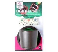Engelhart – Gobelet à dés 300605 – Couvercle double, 6 dés classiques + 5 dés de poker
