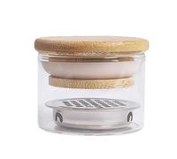 Gobelet de nettoyage pour brosse à ongles - Gobelet de nettoyage pour stylo à ongles, tasse de rangement pour filtre Nai'l Art | Tasse de nettoyage en verre pour pinceaux Nai'l Art, design unique à