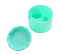 Gobelet de nettoyage pour pinceaux à ongles en acrylique à compartiments multiples - Nettoyage facile pour le stockage des paillettes et l'entretien des outils d'art - Tasse portable pour accessoires
