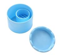 Gobelet de nettoyage pour pinceaux à ongles en acrylique à compartiments multiples - Nettoyage facile pour le stockage des paillettes et l'entretien des outils d'art - Tasse portable pour accessoires