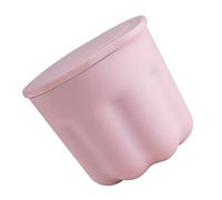 Gobelet de nettoyage pour pinceaux de maquillage avec égouttoir - Bol multifonctionnel en PP et TPR pour un entretien efficace de vos outils cosmétiques en déplacement - Bleu