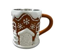 Gobelet de Noël Grande capacité 500 ml/17 oz, Tasse à café, Tasse de Lait, Tasse à thé en résine Isotherme, adaptée à Une Utilisation à la Maison et au Bureau