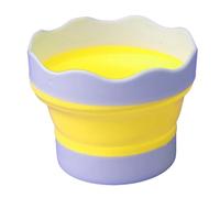 Gobelet de peinture multifonction de qualité alimentaire pour artistes voyageurs, accessoires aquarelle, économie d'espace, récipient à outils d'art, brosse toxique, récipient à eau pour croquis en