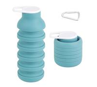 Gobelet de Randonnée | Mug en Silicone - Gourde Réutilisable 600 ml Pliable Qualité Alimentaire pour Randonnée, Vélo, Camping, Sports et Activités en Extérieur