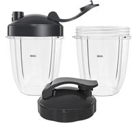 Gobelet de Rechange 18oz/530ml Compatible avec NutriBullet 600W et 900W | Lot de 2 Gobelets de Rechange avec Couvercle To-Go, Idéal pour Smoothies et Shakes, Pratique à la Maison ou en Déplacement