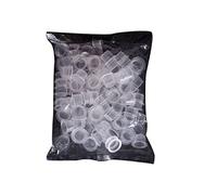Gobelet de tatouage en plastique | Gobelets de tatouage, fournitures jetables, bouchons d'encre pigmentée en plastique, fournitures petits 100 pièces