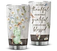 Gobelet De Voyage Acier Inoxydable Gobelet De Café Réutilisable Tasse De Voyage Isolée Pour Collègue Ami Maman 590 Ml Je Suis Tellement Reconnaissant