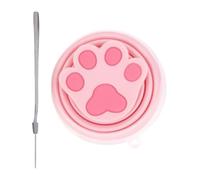 Gobelet de Voyage Pliable - 20 cl Tasse à Boire en Silicone avec Couvercle,Tasse Portable À Eau Avec Cordon | Pour Camping Pique-Nique Pêche Randonnée Voyage En Sac À Dos Plage Sports Et Plein Air