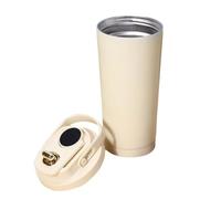 Gobelet d'Eau,Mug Sous Vide 500ml Avec Poignée | Tasse Eau Acier Inox Doublage Céramique Gourde Directe pour Travail Salle de Sport Hydratation École Maison Voiture Voyage Randonnée