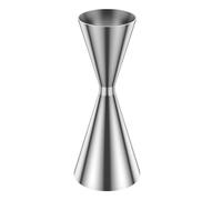 Gobelet doseur à cocktail 304 en acier inoxydable, jigger double face avec 6 mesures à l'intérieur, 12,5 × 5 × 4 cm, verre doseur de bar, jigger pour mesurer l'alcool, accessoires de barman