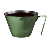 Gobelet doseur à - Poignée en acier inoxydable de qualité supérieure - 100 ml - Pour cafés, hôtels et brasseries à domicile