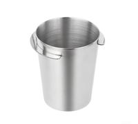 Gobelet doseur en acier inoxydable conçu pour porte-filtres expresso 58 mm pour réduire les déchets et améliorer le flux de travail Argenté