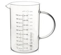 Gobelet Doseur en Verre Borosilicaté - Précision - 18 x 10 5 x 16 5 cm - Transparent