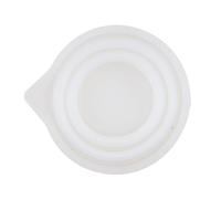 Gobelet doseur gradué pliable en silicone pour mélange de peinture acrylique, fabrication de bijoux (100 ml)