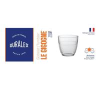 Duralex Gigogne verre de jus d'eau Gobelets verres Set 220ml x6